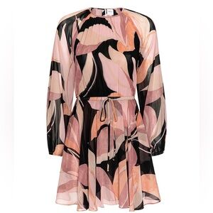 Misa Los Angeles Anthea Dress- in Moody Abstract Flora